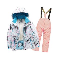 어린이 보드복 세트 키즈 스키복 풀세트 방수 썰매옷 썰매복