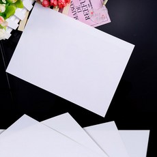 슈링클 매직페이퍼 방과후 미술수업 키링만들기 공예용 열수축종이 반투명 완전투명 불투명 50장 구우면 작아지는 마술종이, 흰색불투명50장, 1개