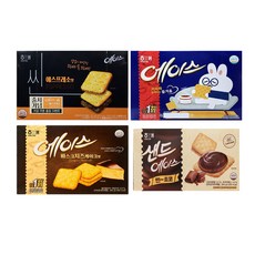 해태제과 NEW 에이스 / 플랫화이트맛 / 바스크치즈케이크 / 씬 에스프레소 / 샌드에이스 찐초코 골라담기, 364g, 1개