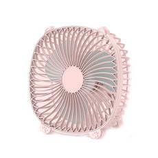 USB插電式6吋風扇，桌上型可吊掛，清涼便攜，辦公室學生宿舍適用, 粉色
