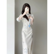 旗袍 新中式連衣裙 宴會禮服 氣質長裙 傳統服飾