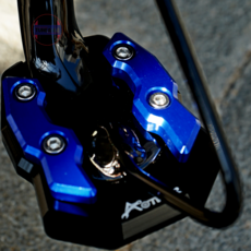 26년 PCX125 사이드스탠드 클립 (말발굽) 2025-2026 바이크튜닝 보조발판, 1개, 블루