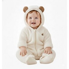 북극곰 베이비 우주복 출산선물 아기패딩 신생아옷 백일선물 외출복 100일