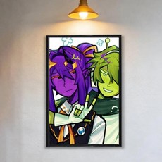 게임 벽 예술 애니메이션 캔버스 회화 포스터 거실 장식 그림 홈, 7. z6