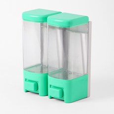 500ml 손세정 디스펜서 2구 벽걸이디스펜서 핸드워시디스펜서 손세정제디스펜서