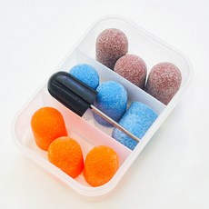 [퍼니네일] 네일 샌딩캡 +맨드럴세트 리필형 전동샤퍼 드릴비트 쏙오프용 발톱스케일링 발각질제거, 1개, 샌딩캡 세트 - 05