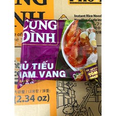 CUNG DINH 河粉 - 牛肉風味, 1個, 675 箱裝 海鮮粿條30包x78g, 78g