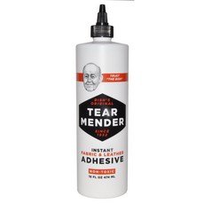 눈물 수선공 즉석 직물 및 가죽 접착제 473.18ml 병 Tear Mender Instant Fabric And Leather Adhesive 16 Oz Bottle Tg-, 혼합색상, 1개