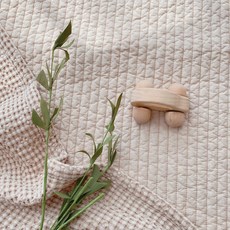 마롤로뜨 100수 순면 누빔 아기 이불 신생아 유아 침대 패드 이불 요, 누빔 패드 이불 - 베이지