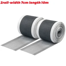 창스크린 수리 테이프 자체 접착 방지 곤충 모기 절단 가능한 패치 욕실 바닥 스티커, 02 2roll