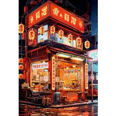 서양 일본 음식 피자 초밥 그림 포스터 캔버스 팝아트 액자 레트로 클래식 빈티지 유니크, 30x45cm no frame