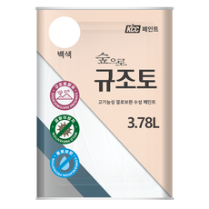 KCC페인트 숲으로 규조토 결로보완 고기능 수성, 1개, 3.78L, 백색