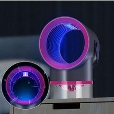 저소음 LED 모기퇴치기 USB 흡입식 원룸 실내용 모기포집기, 봄날하우스 1모기퇴치기회색-소형