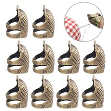 손가락 골무 C형 M, 브론즈, 10개