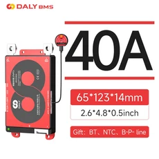 DALY 스마트 BMS Lifepo4 4S 7S 8S 16S 20S 리튬 이온 3S 12V 36V 100A 250A CANBUS 배터리 용, 08 Li-ion 14S 48V BMS, 01 China Mainland, 04 40A BMS K 485CAN