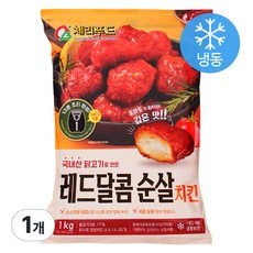 체리푸드 레드 달콤 순살 치킨 1kg 양념 치킨 [소비기한 26년 7월 1일], 1개