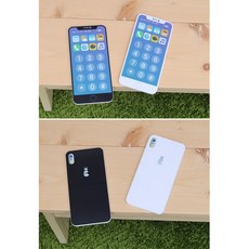 튼튼한 포맥스 평면 핸드폰 모형 역할놀이 장난감 영어유치원 아이, 블랙, 1개