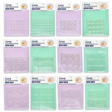 초강력 겔 투명 양면테이프 원형40mm 10개입