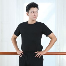 男士練功服上衣 舞練功服 藝校形體訓練服 交誼舞 國標舞