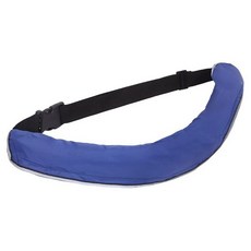 벨트형 부력 보조 팽창식 구명벨트 선상낚시용 바다낚시용, 1개, 블루 자동 벨트