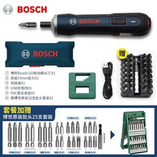BOSCH 博世 GO 2 代電動螺絲起子機 3.6V 家用充電式起子機, 1個, BOSCH GO塑膠盒25只裝X