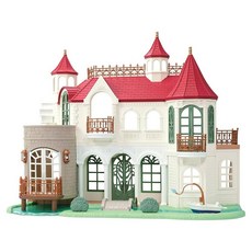 EPOCH 森林家族 紅頂河畔城堡組 EP15942，兒童玩具，角色扮演，夢幻城堡，激發想像力, 1個