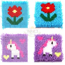 DIY 미니 스킬 자수 세트 방석만들기