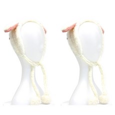 오뜨 여아 방한용 토끼 안드레 래빗 귀도리 2종 세트