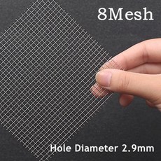 400MESH 30X30CM 스테인레스 스틸 금속 와이어 플레이트 전면 고정 필터 수리 메쉬 스크린, 8Mesh, 02 8Mesh