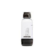 美國drinkmate 0.5L耐壓水瓶 氣泡水機專用 PET水瓶2入組, 消光黑