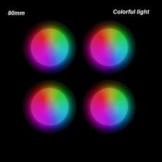 인라인스케이트 스케이트용 LED 플래시 휠 성인 및 어린이용 롤러 휠 부품 90A 80mm 76mm 72mm 70mm 68mm 64mm 60mm 62mm 4 개, 6.80mm-Colorful light, 1개
