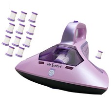 Mr. Smart 除蟎機，深層清潔，紫外線殺菌，智能感應，告別過敏, 紫, 【Mr.Smart】小紫 2代+11顆濾網