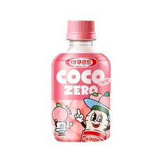 야쿠르트 코코바이트제로 복숭아맛 280ml 낱개, 1개