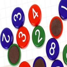 자석숫자 숫자자석, 파랑