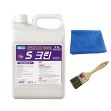 요석제거제 S크린 3.8리터 변기 찌든오염 제거 세제 작업용붓 증정, 1개, 3.8L