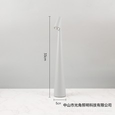 彩色高富帅台灯酒吧夜店台灯卧室装饰氛围灯持久续航台灯, 灰色:如圖所示
