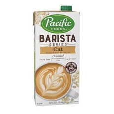 오트밀크 소이 우유 귀리 아몬드 밀크 오트밀 태평양 식품 바리스타 시리즈비유업 글루텐 프리 32온스 4개 케이스, 946ml