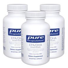 퓨어인캡슐레이션 EPA DHA 에센셜 소프트젤 캡슐, 3개, 90정