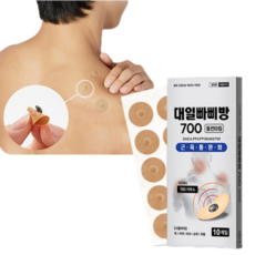 대일 빠삐방 700 10개입 동전패치/자석파스/의료용자기발생기, 10개, 5개