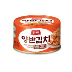 양반 볶음김치 캔, 160g, 18개