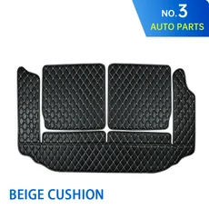 스즈키 짐니 JB64 2019 트렁크 매트 자동차 리어 수납 앞 바닥 무취 보호 패드 액세서리, 02 Beige Trunk mat