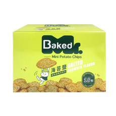 Mr.Baked 迷你烘烤洋芋片 海苔鹽風味, 900g, 1個