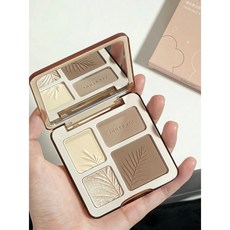 Judydoll橘朵高光修容一體盤綜合盤，啞光自然提亮立體陰影鼻影，高顏值, 02樹影盤, 1個