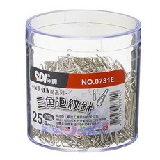 手牌 SDI 迴紋針 三角 25.4mm (0731E), 1個
