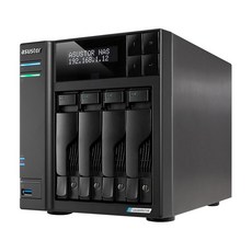 Asustor LOCK 락erstor 4 Gen2+ AS6704T v2 4베이 NAS 스토리지 인텔 쿼드 코어 2.0GHz CPU 듀얼 5GbE 포트 4GB RAM DDR, Asustor LOCK 락erstor 4 Gen2+ A
