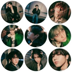 臺灣出貨-Stray Kids (5-STAR)概念預告照同款徽章 鏡子鑰匙扣 掛件 周邊