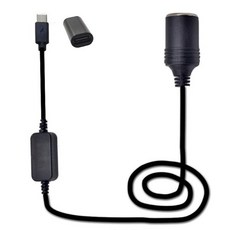USB C PD 암형 수-12V 전원 공급 장치 케이블(전압 디스플레이 포함), 01 1M