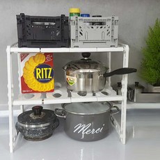 예쁜 주방 수납 소품 집안 정리 싱크대 아래 보관_258595GF