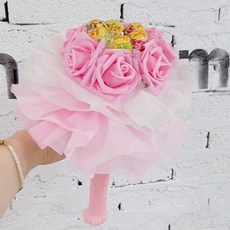 스마일컴퍼니 슈퍼스타 츄파부케 사탕부케 사탕꽃다발, 스타츄파 핑크