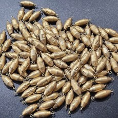 [라이트피싱] 친환경 코팅도래추 / 호수표기 민물 봉돌 붕어낚시 추 도래뽕돌 동코팅추, 1호, 1개